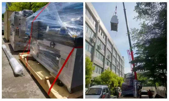 设备运输进厂图